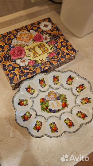 Тарелка пасхальная