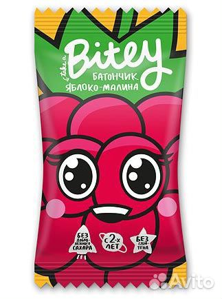 Батончик Яблоко Малина Bitey 25 г