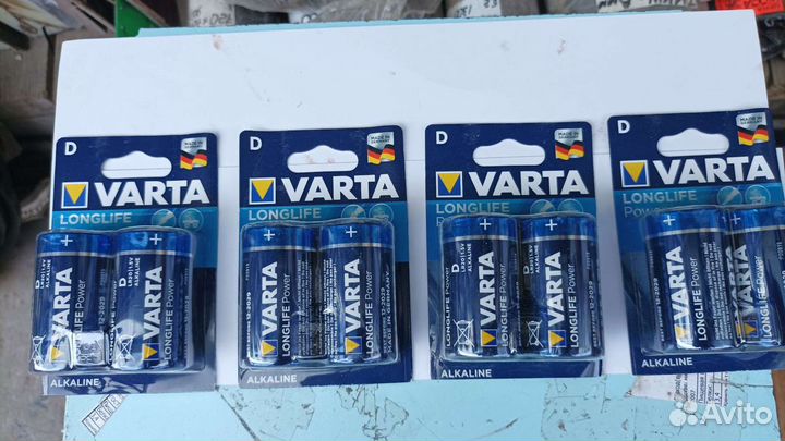 Батарейки varta alkaline