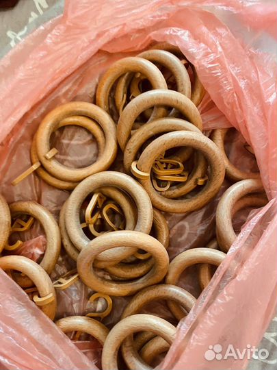 Кольца для карниза с крючками