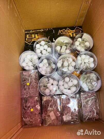 Гирлянда новогодняя 3*3 штора тёплый свет