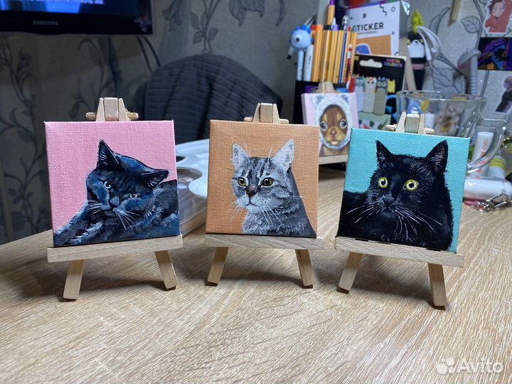 Портреты животных на заказ