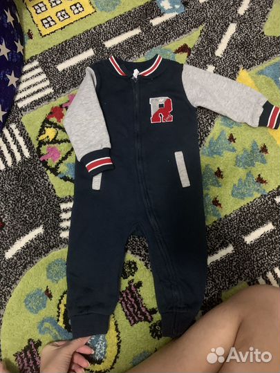 Флисовый комбинезон