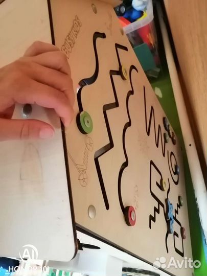 Бизиборд огромный дом