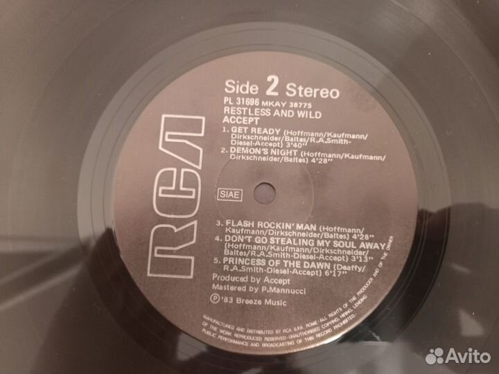 Accept – Restless & Wild VG+/VG