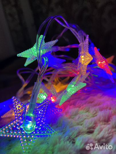 Гирлянда цветная