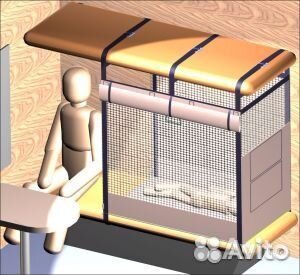 Манеж в поезд (аренда)