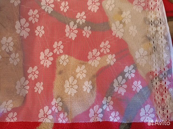 Отрез тюли новый