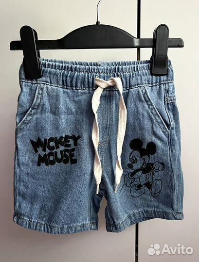 Джинсовые шорты для мальчика 98, 104, 110