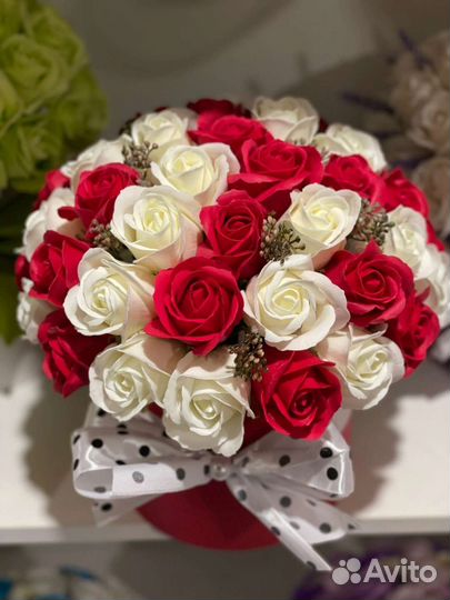 Букет из мыльных цветов