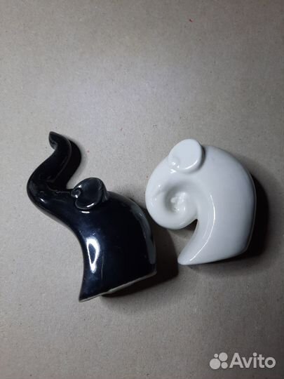 Солонка и перечница Слоники - Инь и Янь