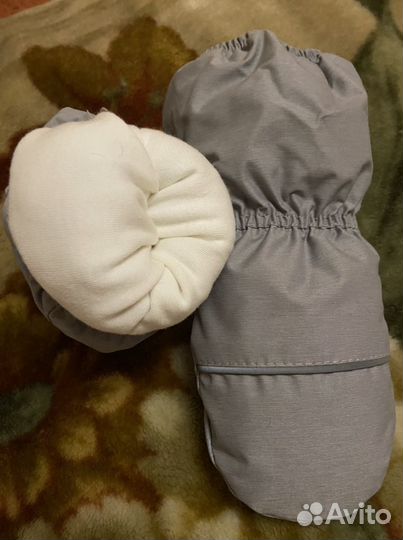 Варежки пуховые для малышей Teddy club