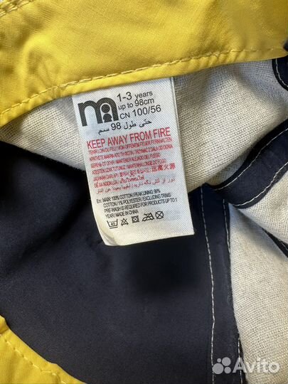 Бейсболка/кепка hm,mothercare