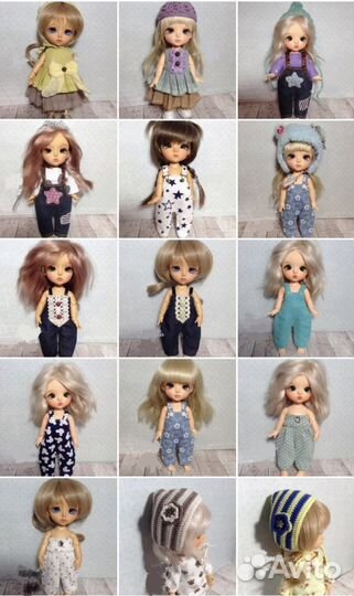 Одежда для кукол 16 см Лати, пукифи, баболи