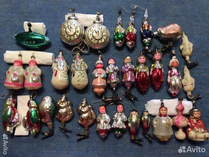 Елочные игрушки СССР