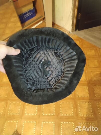 Мужская шапка ушанка чёрная