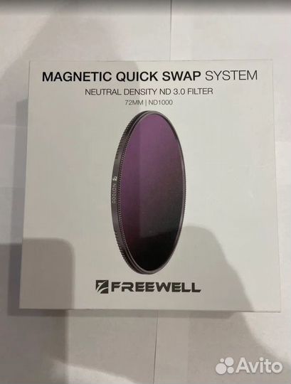 Freewell ND1000 фильтр для камеры 72мм