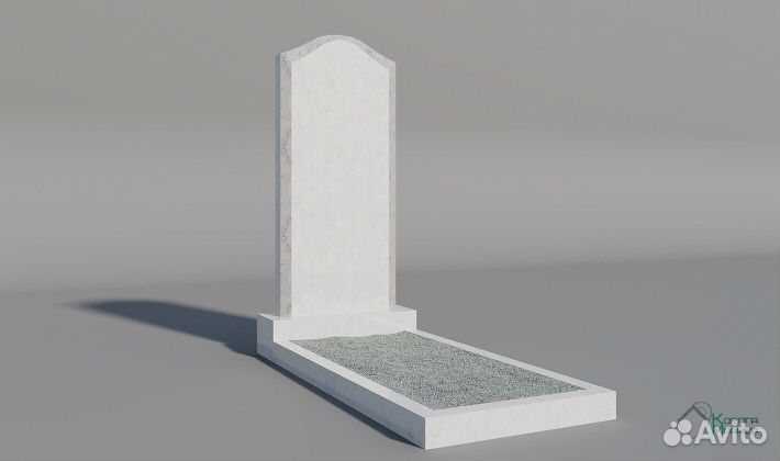 Готовый комплект памятника из мрамора
