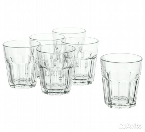 Набор стаканов икеа pokal, 270 мл, 6 шт