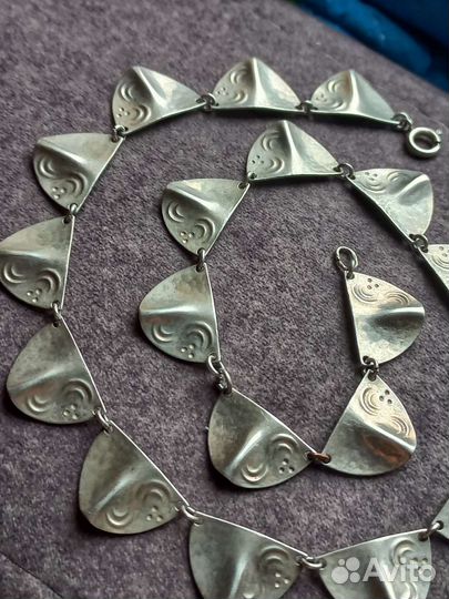 Колье из серебра, антик, Германия