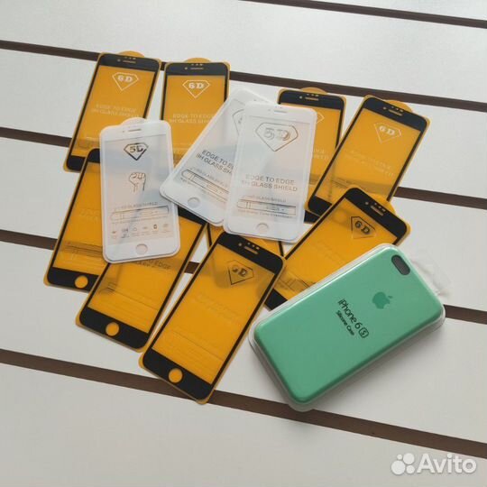 Бесплатно - Закалённое стекло 6д, 9д, простое