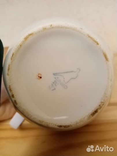 Советский молочник, соусник. Дулево