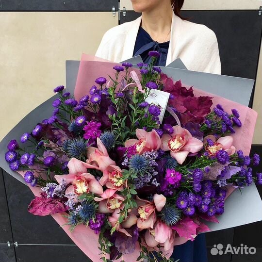 Букет живых цветов