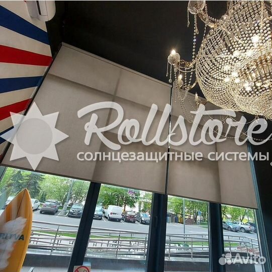 Свободновисящие рулонные шторы