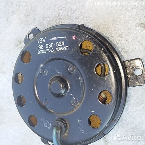 Моторчик вентилятора охлаждения Chevrolet Lacetti