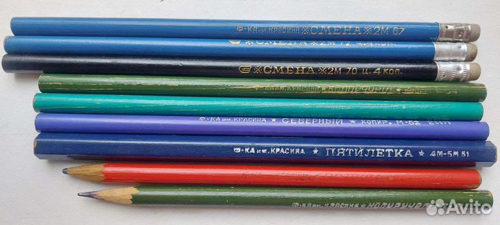 Карандаши СССР советские, иностранные, редкие