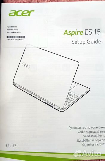 Ноутбук Acer Aspire ES1-571-39U5