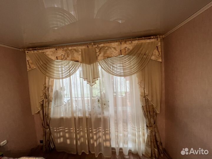 Шторы с ламбрекеном бу