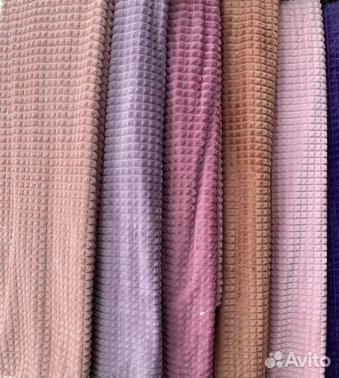 Пледы стриженный ворс Квадрат