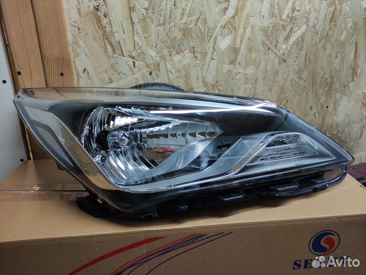 Фара на hyundai solaris 1 рестайлинг