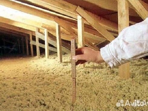 Насыпной минватный утеплитель + смешанный с ппс