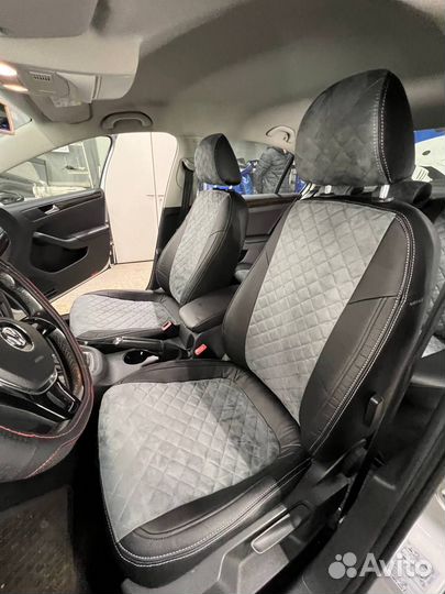 Чехлы из алькантары на Kia Ceed от Автопилот