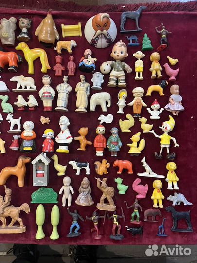 Колкий пластик СССР игрушки репка буратино