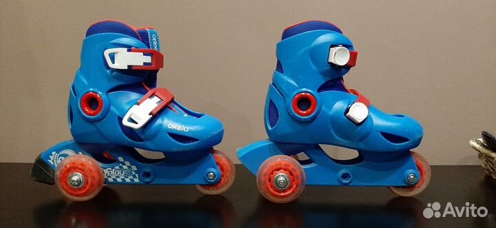 Роликовые коньки детские раздвижные