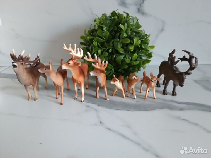 Фигурки Schleich олени