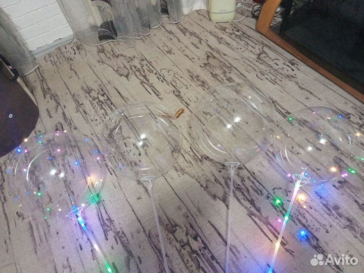 Надувной светящийся шар бобо