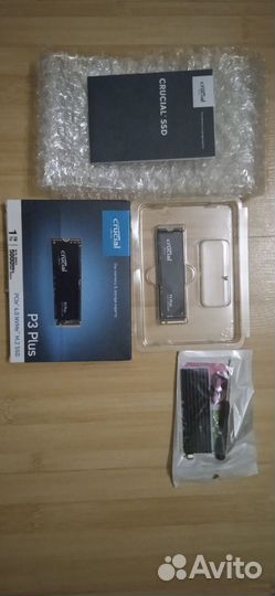 SSD M.2 Crucial 1 тб P3Plus PCIe 4.0 NVMe