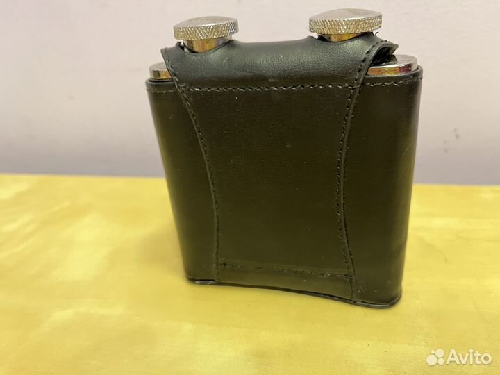 Фляжка из нержавейки, с двумя отсеками по 3 oz, 90