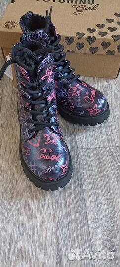 Новые деми ботинки для девочек 33,34