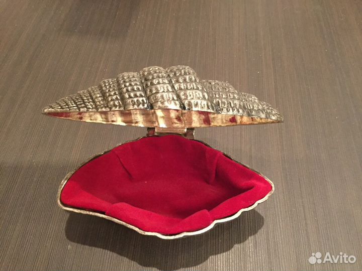 Шкатулка «ракушка» (Германия) оригинал новая сталь