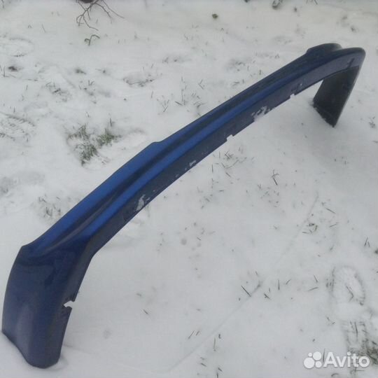 Накладка переднего бампера губа Субару Импреза