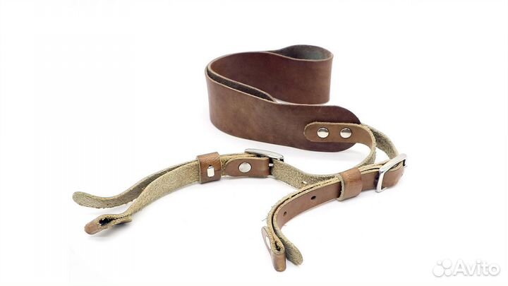 Ремень кожаный Olster Black