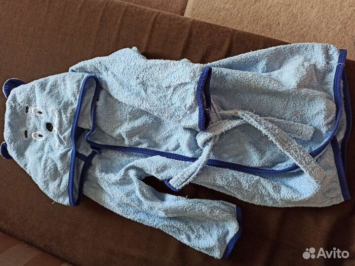 Халатик махровый на 3-5 лет