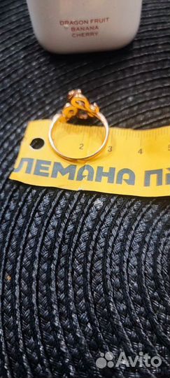 Золотое кольцо женское кобра