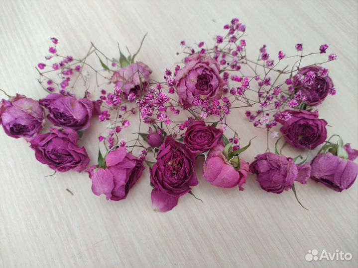 Розы сушеные для рукоделия