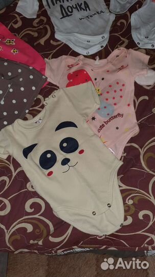 2 Пакета вещей для девочки 56 68